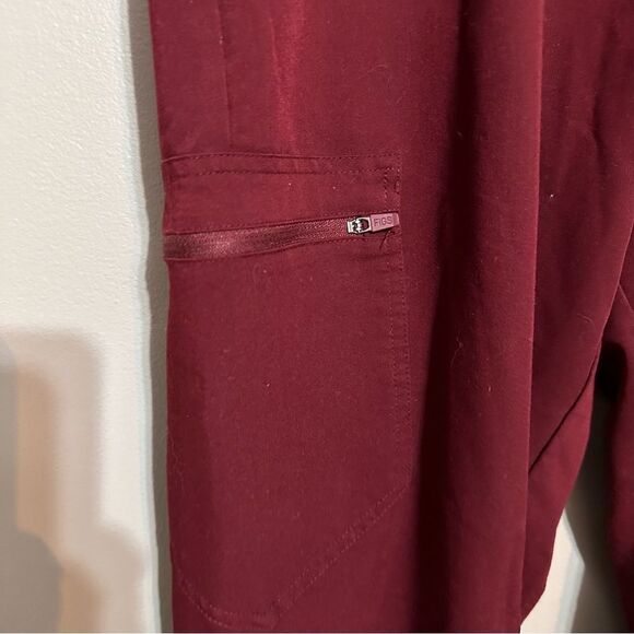 Figs Maroon Zamora Burgundy Joggers sz XL - Picture 4 of 8